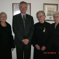 Dagmar L. Björgvinsdóttir, stórsír, Stefán B. Veturliðason, Kristín Tómasdóttir og Sigrún Helgadótti…