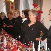 Frá  jólabasar í Oddfellowhúsinu Vonarstræti