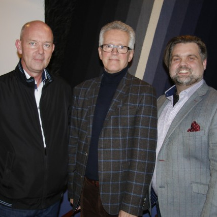 Stórsír með nýjum og fráfarandi ritsjóra