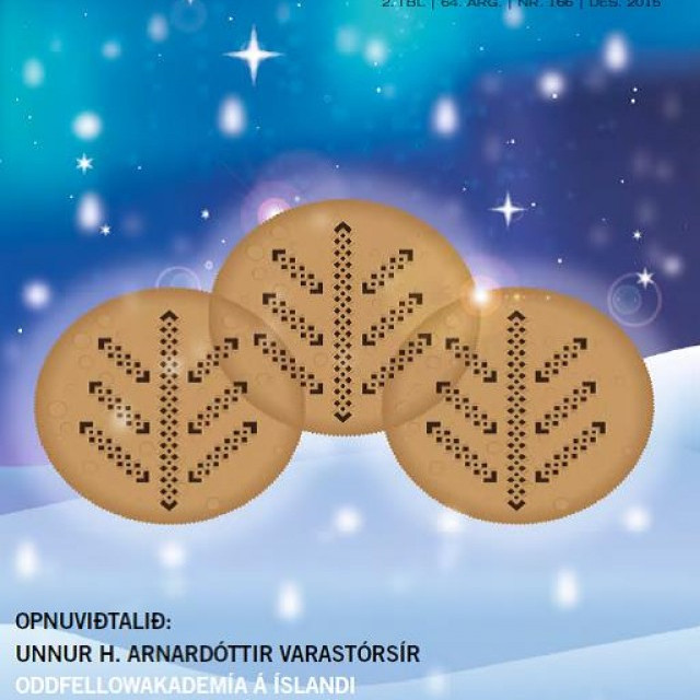 Forsíða Oddfellowblaðsins  des. 2015