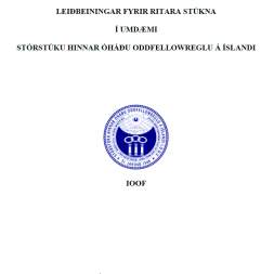 Leiðbeiningar fyrir ritara