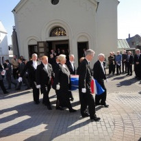 Frá útför br. Gylfa Gunnarssonar