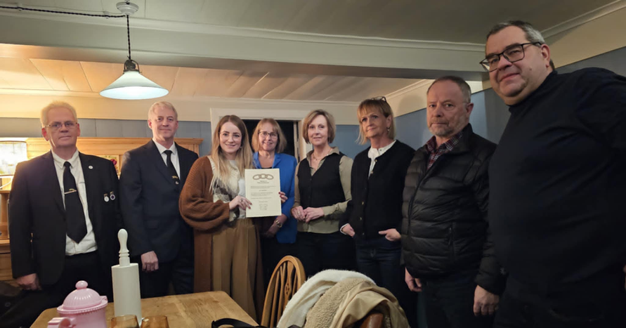 Oddfellowstúkurnar á Akureyri veita Pieta samtökunum styrk