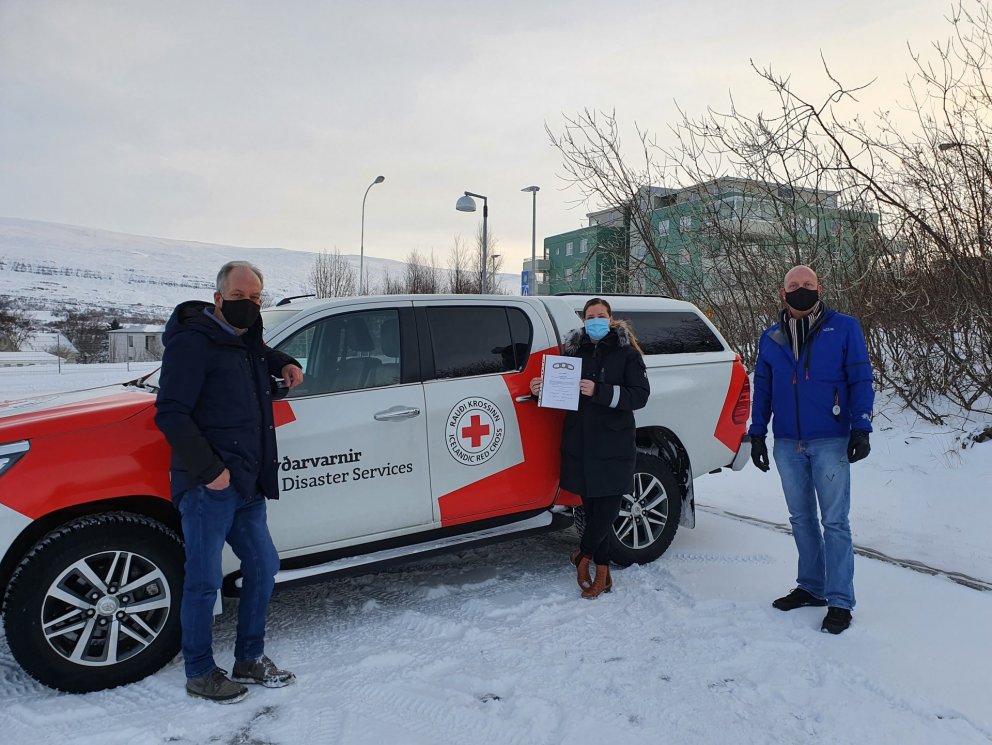 Stúkur á Akureyri styrkja  Jólaaðstoð 2020