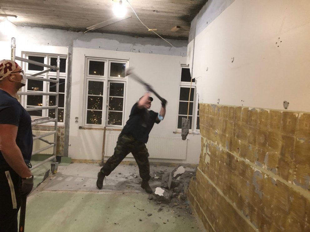 Sjálfboðavinna hafin við endurbætur á 3. hæðinni í St. Jósefsspítala