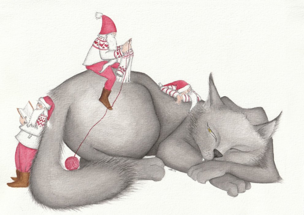 Jólakort Styrktar og líknarsjóðs. Myndin sem prýðir jólakortið í ár er efitr Kristínu Birnu Kristján&hellip;