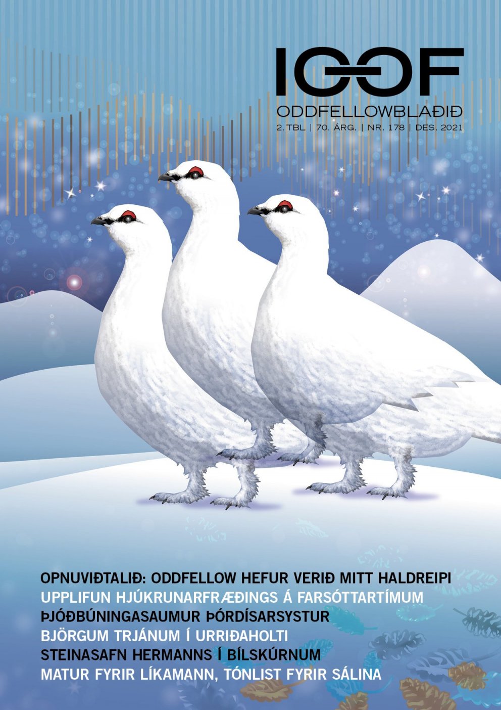 Jólaútgáfa Oddfellowblaðsins 2021 er komið út