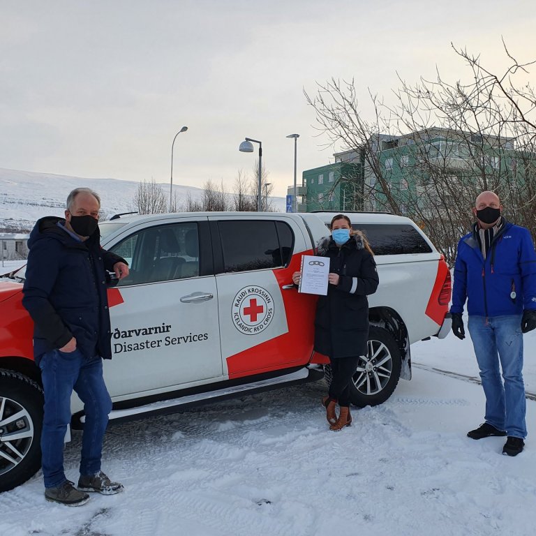 Stúkur á Akureyri styrkja  Jólaaðstoð 2020