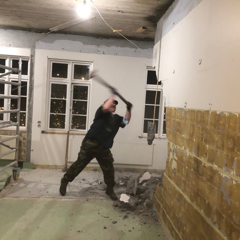 Sjálfboðavinna hafin við endurbætur á 3. hæðinni í St. Jósefsspítala