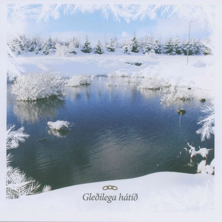 Jólakort Styrktar- og líknarsjóðs Oddfellowreglunnar . Ljósmynd : Páll Ólafsson