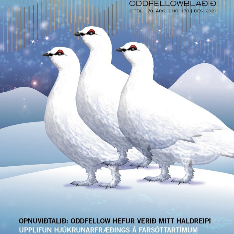 Jólaútgáfa Oddfellowblaðsins 2021 er komið út