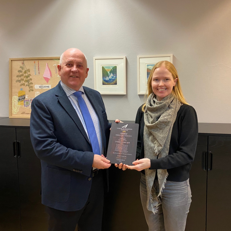 Afrakstur jólakortasölu Styrktar- og líknarsjóðs Oddfellowa